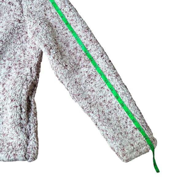 Time and Tru Lavender Fleece Quarter Zip Pullover Girl’s Size M (8-10) - Picture 12 of 14